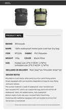 Load image into Gallery viewer, Motorcycle waterproof crash bar bag 6L