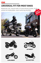 Load image into Gallery viewer, Motorcycle tail bag expandable 19-26L
