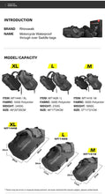 Load image into Gallery viewer, Motorcycle soft pannier side bag waterproof 48L (2x24L)
