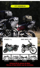 Load image into Gallery viewer, Motorcycle soft pannier side bag waterproof 48L (2x24L) by Rhinowalk