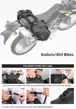 Load image into Gallery viewer, Motorcycle soft pannier side bag waterproof 18L (2x9L)
