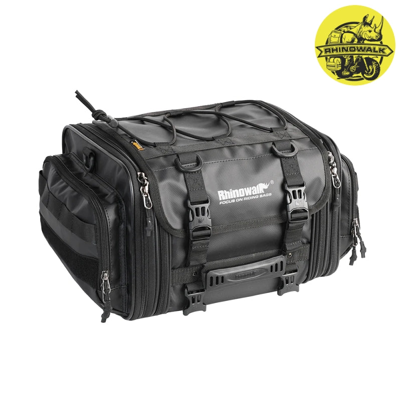 Motorcycle tail bag expandable 19-26L