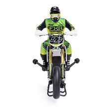 Load image into Gallery viewer, Promoto-SM 1/4 Super Moto Motorcycle, FXR, White: RTR with Battery and Charger by LOSI