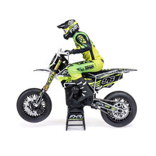 Load image into Gallery viewer, Promoto-SM 1/4 Super Moto Motorcycle, FXR, White: RTR with Battery and Charger by LOSI