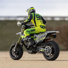 Load image into Gallery viewer, Promoto-SM 1/4 Super Moto Motorcycle, FXR, White: RTR with Battery and Charger by LOSI