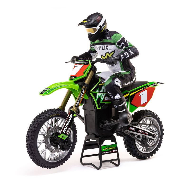 1/4 Promoto-MX Motorcycle RTR with Smart Battery and Charger, Pro Circuit by LOSI