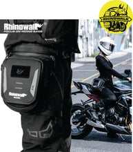 Load image into Gallery viewer, New 2.4L Motorcycle Leg/Tank Bag Multi Pocket w/Magnet & Rain Cover