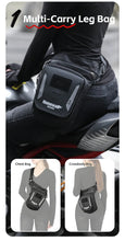 Load image into Gallery viewer, New 2.4L Motorcycle Leg/Tank Bag Multi Pocket w/Magnet & Rain Cover