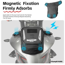 Load image into Gallery viewer, New 2.4L Motorcycle Leg/Tank Bag Multi Pocket w/Magnet & Rain Cover