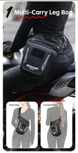Load image into Gallery viewer, New 2.4L Motorcycle Leg/Tank Bag Multi Pocket w/Magnet & Rain Cover