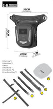Load image into Gallery viewer, New 2.4L Motorcycle Leg/Tank Bag Multi Pocket w/Magnet & Rain Cover