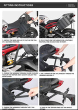 Load image into Gallery viewer, Universal Saddle Bag Mounting Base suites MT2215, MT21610, MT2208, MT2206 bags by Rhinowalk