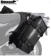 Load image into Gallery viewer, 10L Saddle bag with 3 compartments, removable waterproof liner by Rhinowalk