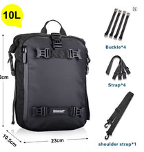 Load image into Gallery viewer, Universal Saddle Bag Mounting Base with 2x 10L Bag with removal Waterproof liner by Rhinowalk