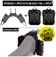 Load image into Gallery viewer, Universal Saddle Bag Mounting Base with 2x 10L Waterproof bags by Rhinowalk