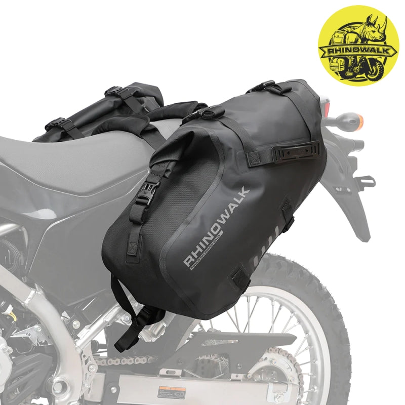 Motorcycle soft pannier side bag waterproof 28L (2x14L)