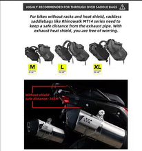 Load image into Gallery viewer, New 2026 Motorcycle Exhaust Heat Shield. 20x10x3cm (L/W/H) Alluminum Alloy Silver by Rhinowalk