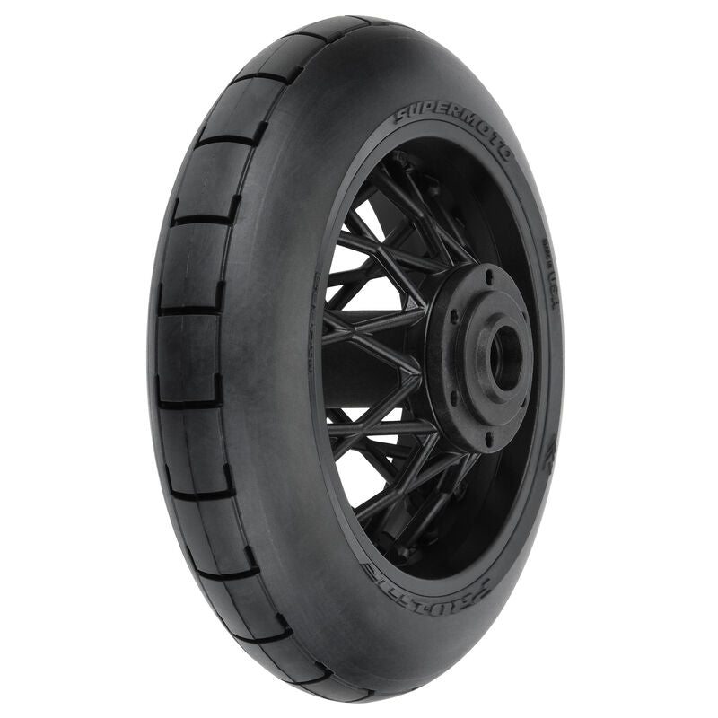 1/4 Supermoto S3 Motorcycle Rear Tire MTD Black (1): PROMOTO-MX by Proline