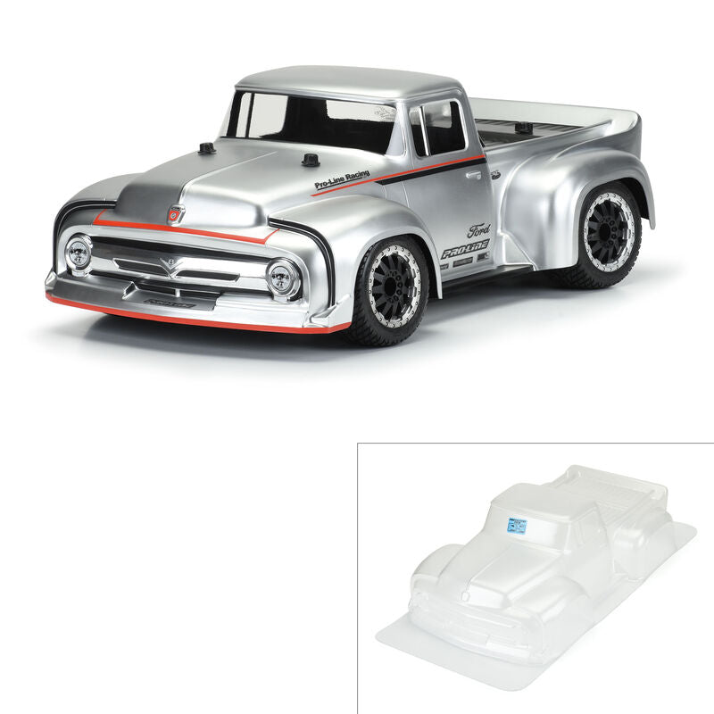 Pro-Line -Clear Body -56 Ford F100 St Truck Clear Body-Slsh2wd/4x4/Rally