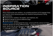 Load image into Gallery viewer, Universal Saddle Bag Mounting Base suites MT2215, MT21610, MT2208, MT2206 bags by Rhinowalk