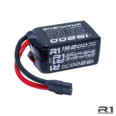 R1 Wurks 15,200 Mah 200c 2S Shorty Soft Case Battery For Drag Racing