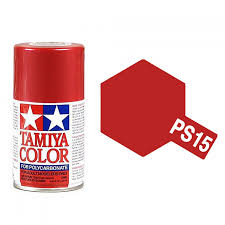 Tamiya Spray Paint-PS-15 POLYCARB SPRAY METALIC RED