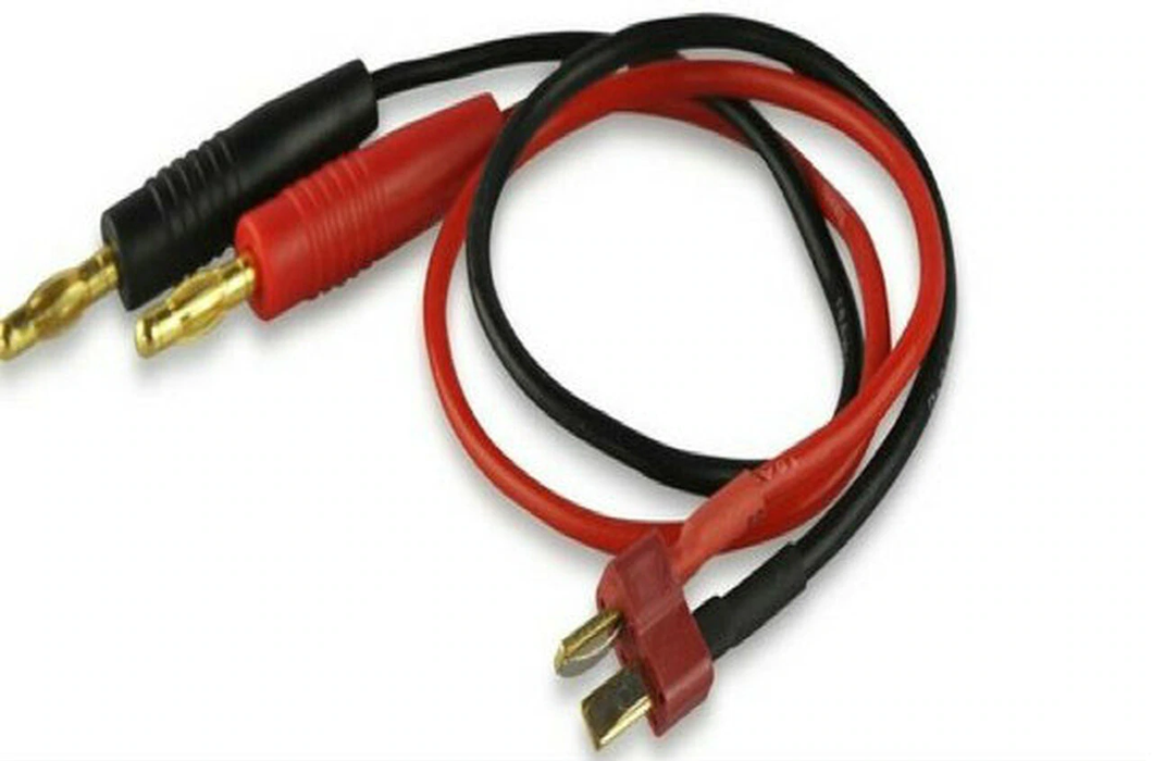 T Plug - Banana plug Charge lead, by RC Pro
