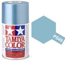 Tamiya Spray Paint-PS-49 POLYCARB SKY BLUE ANODIZED ALUMINIUM
