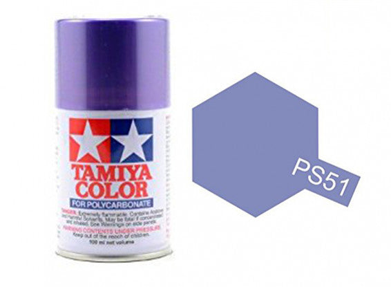 Tamiya Spray Paint-PS-51 POLYCARB PURPLE ANOD. ALUM.