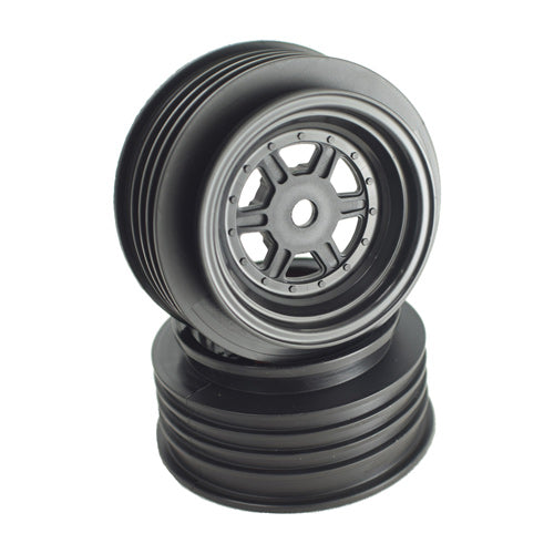 Gambler Front Wheels with 12mm Hex / AE Offset / BLACK (4 PC)