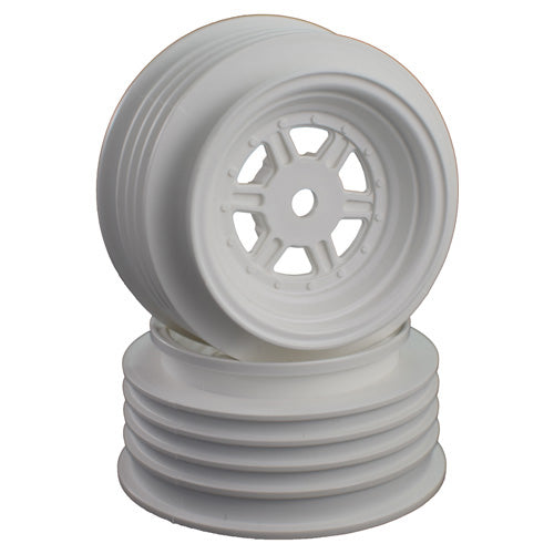 Gambler Front Wheels with 12mm Hex / AE Offset / WHITE (4 PC)