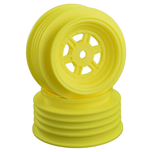 Gambler Front Wheels with 12mm Hex / AE Offset / YELLOW (4 PC)