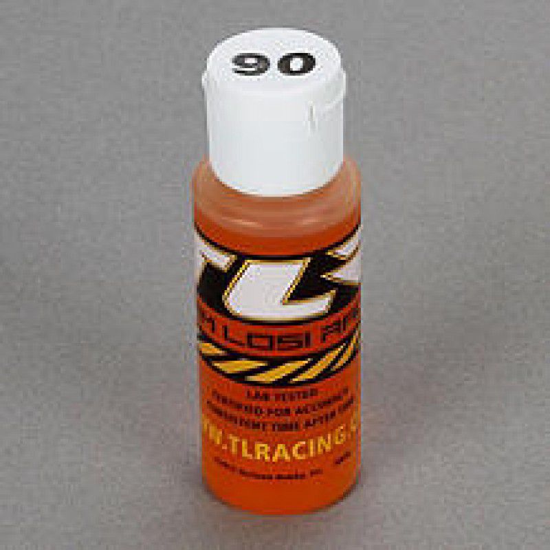 TEAM LOSI  CERTIFIED SILICONE SHOCK OIL 2OZ: 90WT