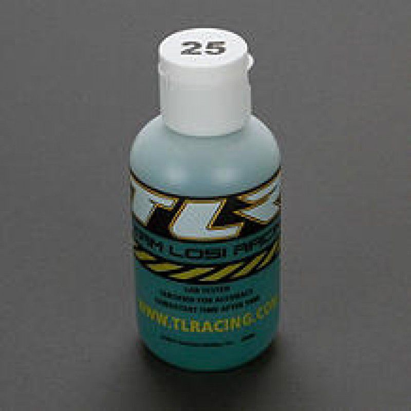 TEAM LOSI  CERTIFIED SILICONE SHOCK OIL 4OZ: 25WT