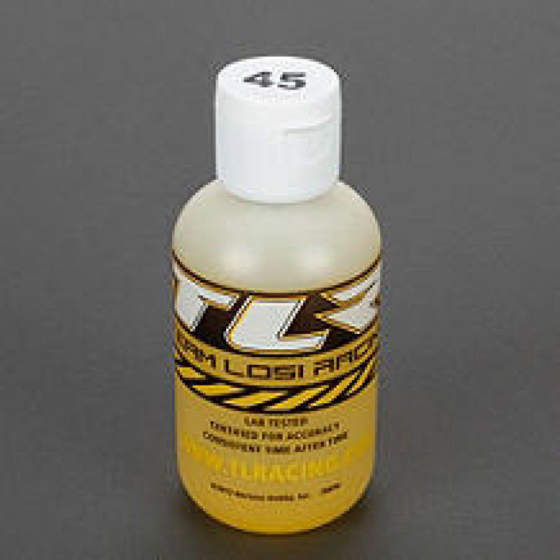 TEAM LOSI  CERTIFIED SILICONE SHOCK OIL 4OZ: 45WT