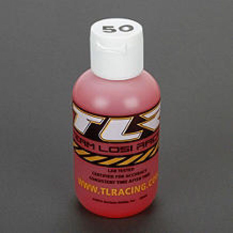 TEAM LOSI  CERTIFIED SILICONE SHOCK OIL 4OZ: 50WT