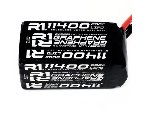 R1 Wurks -11400 Mah 200c 2S Shorty Soft Case For Drag Racing -030029