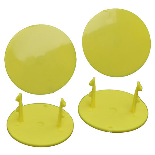 Snap-In Mud Plugs for Speedway Wheels (Yellow)