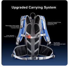 Load image into Gallery viewer, Cycling Backpack 12L Multifunctional Hiking MTB Hydration Bladder ready Blue
