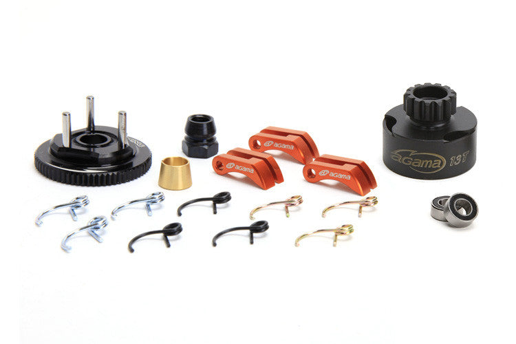 Clutch Bell & Complete Clutch Set (13T) Agama N1