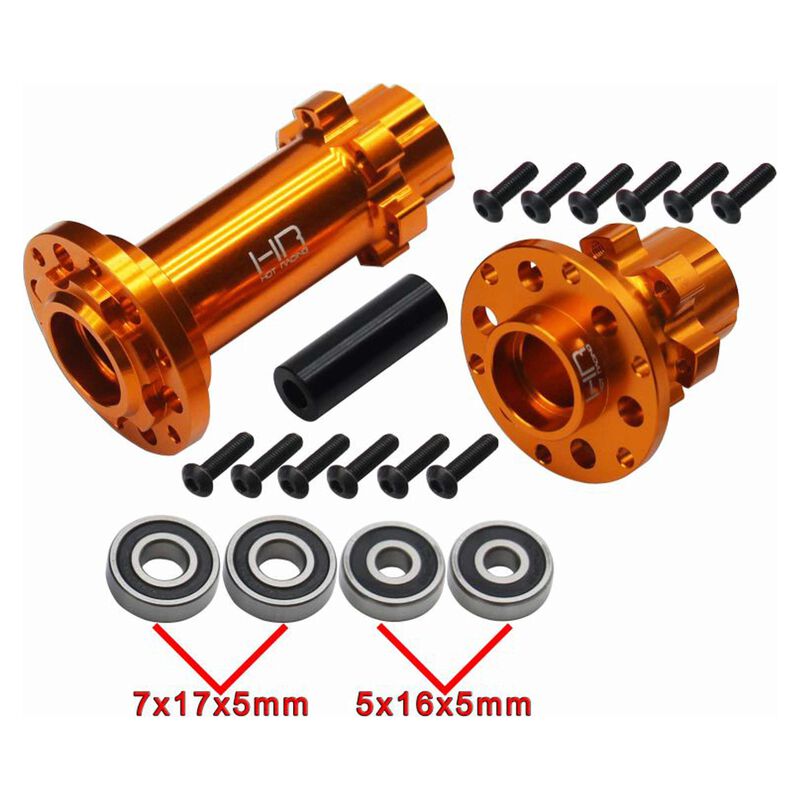 CNC Aluminum Hub Set Gold: PM-MX