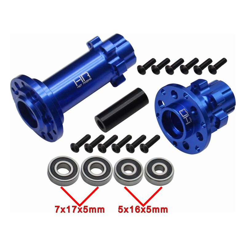 CNC Aluminum Hub Set Blue: PM-MX