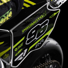Load image into Gallery viewer, Promoto-SM 1/4 Super Moto Motorcycle, FXR, White: RTR Basic (Requires Battery and Charger) by LOSI

