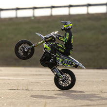 Load image into Gallery viewer, Promoto-SM 1/4 Super Moto Motorcycle, FXR, White: RTR Basic (Requires Battery and Charger) by LOSI
