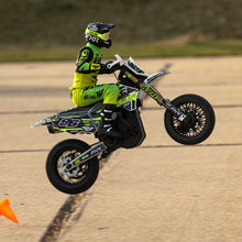 Load image into Gallery viewer, Promoto-SM 1/4 Super Moto Motorcycle, FXR, White: RTR with Battery and Charger by LOSI
