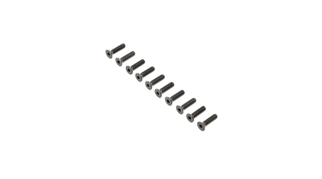 Flat Head Screws, Stl, BO, M4 x 16mm (10)