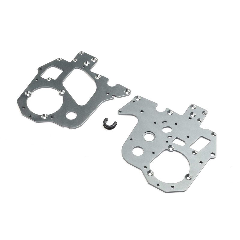 Losi Chassis Plate Set, Aluminium, ProMoto-MX
