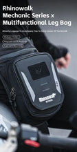 Load image into Gallery viewer, New  2.4L Motorcycle Leg/Tank Bag Multi Pocket w/Magnet &amp; Rain Cover
