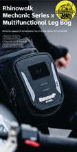 Load image into Gallery viewer, New  2.4L Motorcycle Leg/Tank Bag Multi Pocket w/Magnet &amp; Rain Cover

