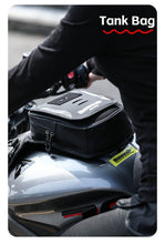 Load image into Gallery viewer, New  2.4L Motorcycle Leg/Tank Bag Multi Pocket w/Magnet &amp; Rain Cover
